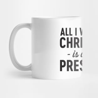 New president for Christmas Mug